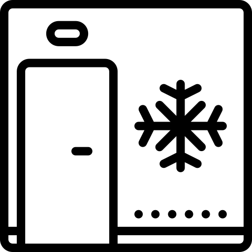 Ferienwohnung panorama - Kühlschrank mit Gefrierfach Symbol